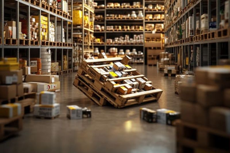 Chutes de palette : causes et solutions pour sécuriser vos racks à palettes